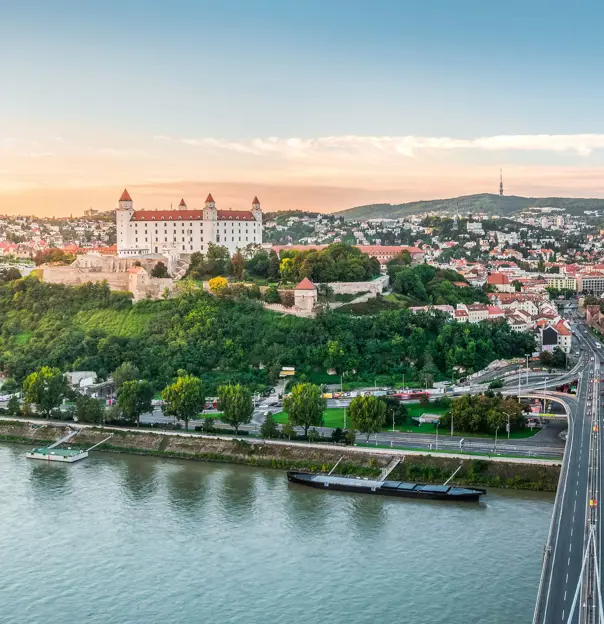 Aerialview of Bratislava
