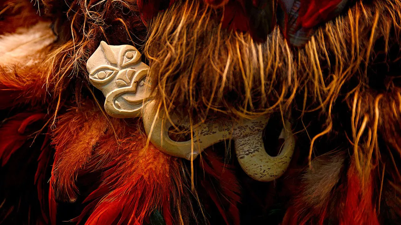 Maori bone carving, New Zealand