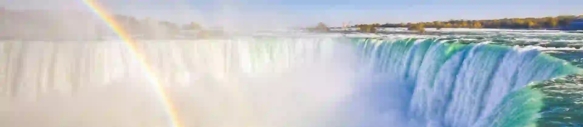 Niagara Falls with rainbow