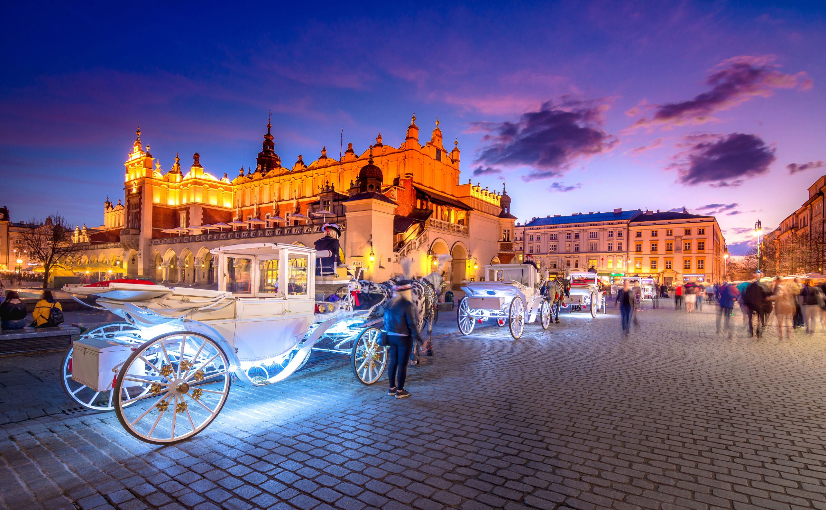 Old Town Market Square, Krakow, Poland
