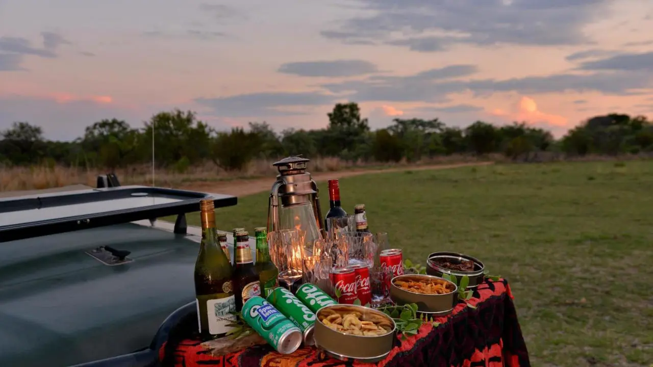 Mabula Game Lodge, sundowners