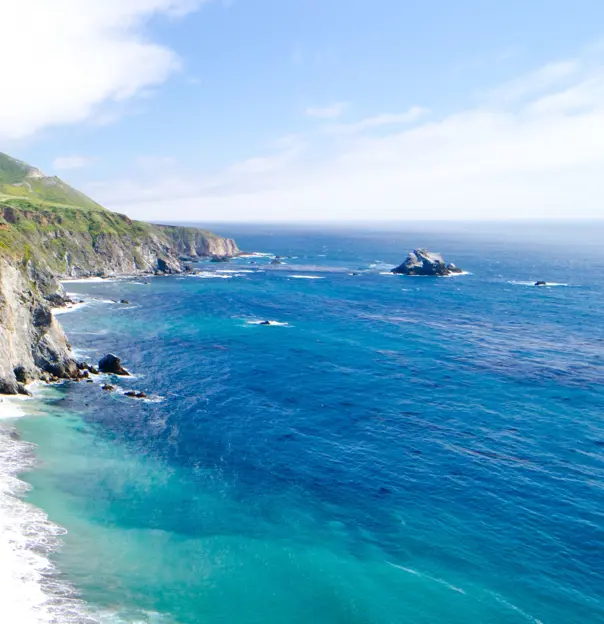 Bixby Bridge, California Big Sur and Ocean