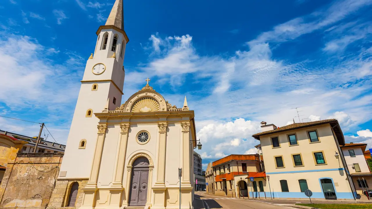 Medieval Church Of San Rocco, Spilimbergo, Italy