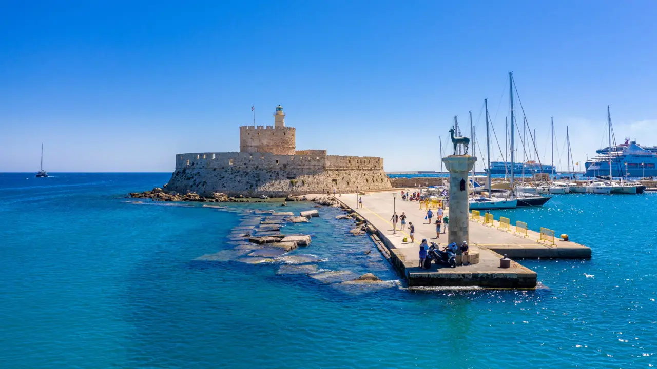 Mandraki Port, Greece