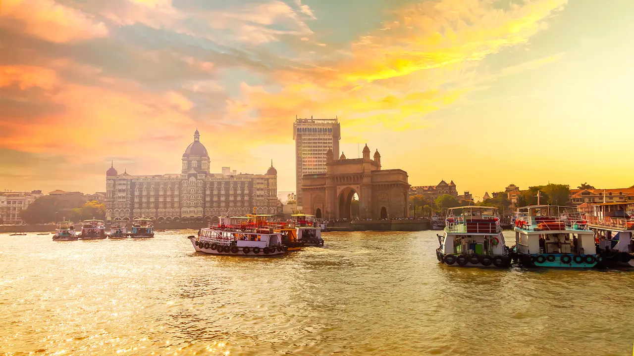 Mumbai, Maharashtra, view of the city and river