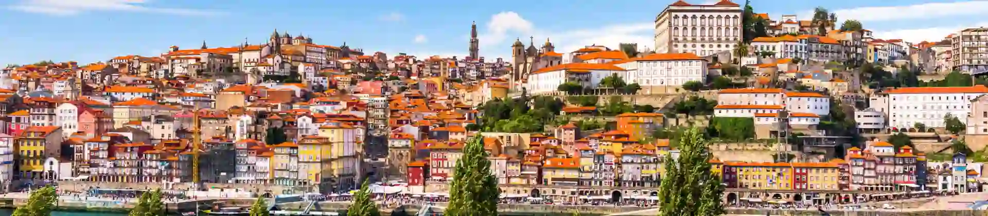 The Gaia cable car over the Douro river in Porto, Portugal