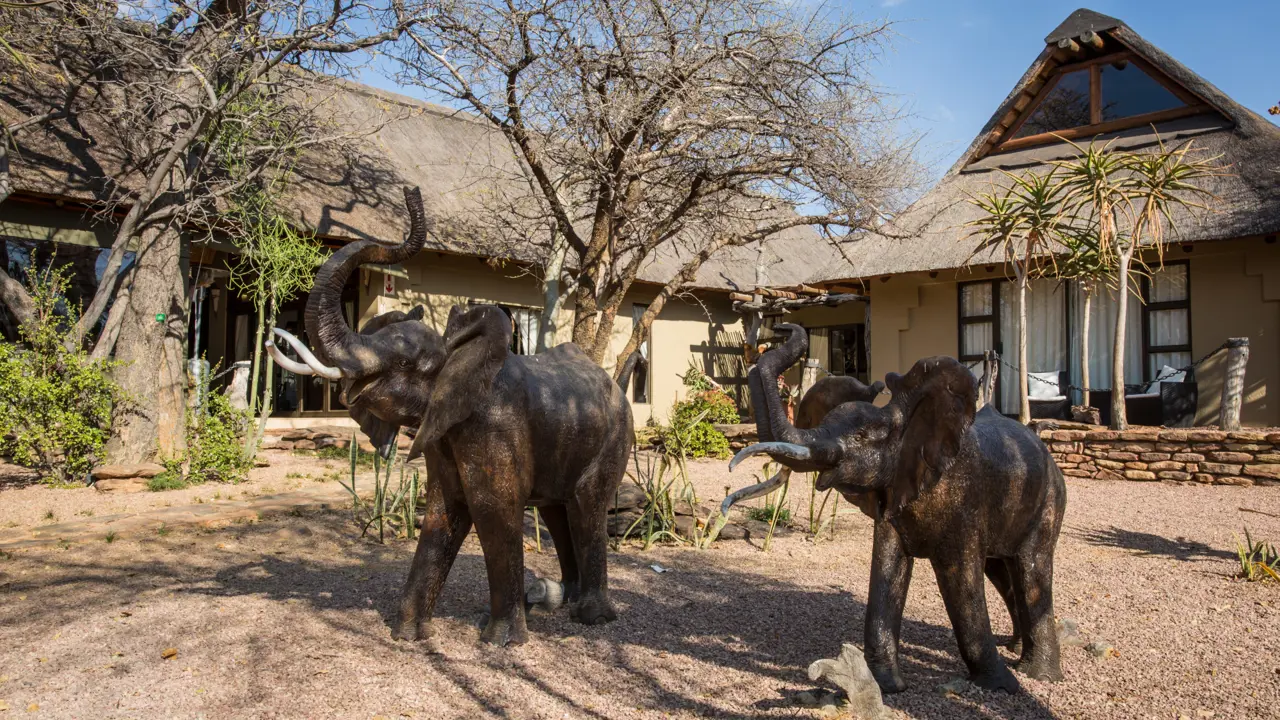 Sebatana Elephant Lodge, exterior view