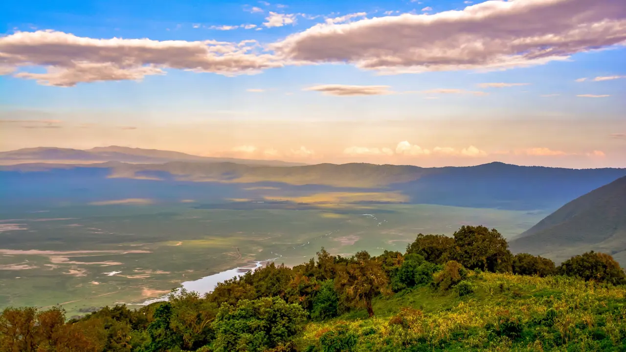 View of Ngorongoro Crater