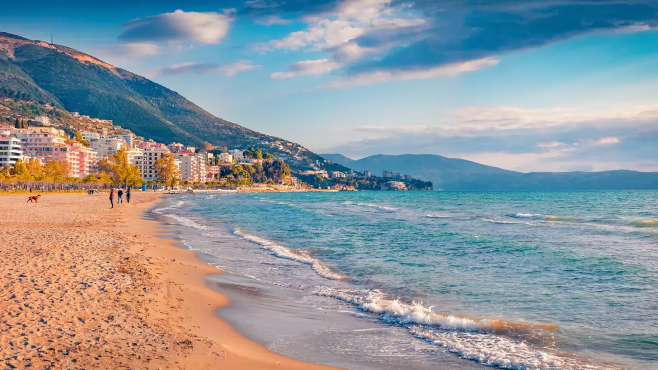 Beach at Vlorë