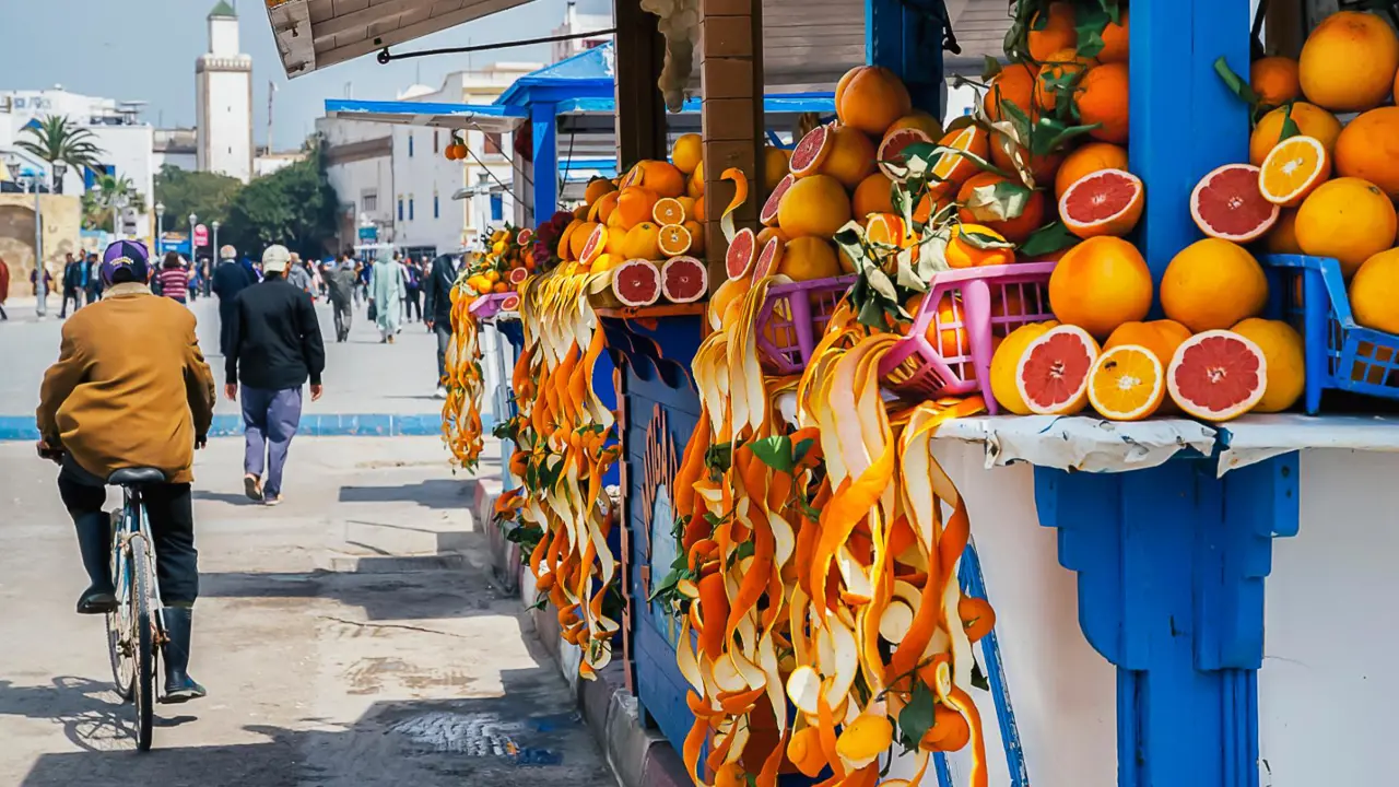  Market stall, Essaouira