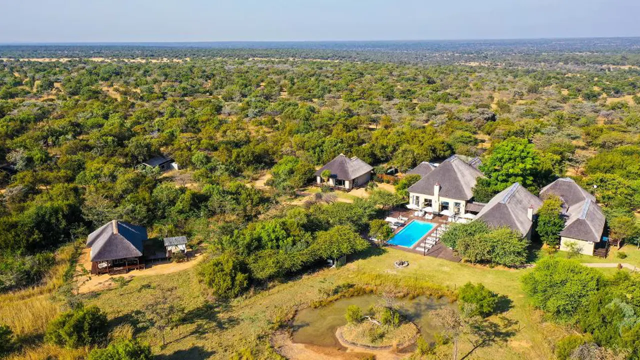 Aerial view of Safari Plains, Mabula Game Reserve