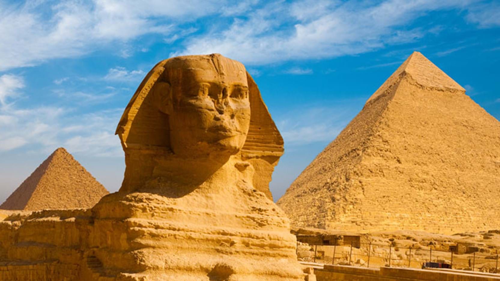 Great Sphinx and Pyramids of Giza, Cairo